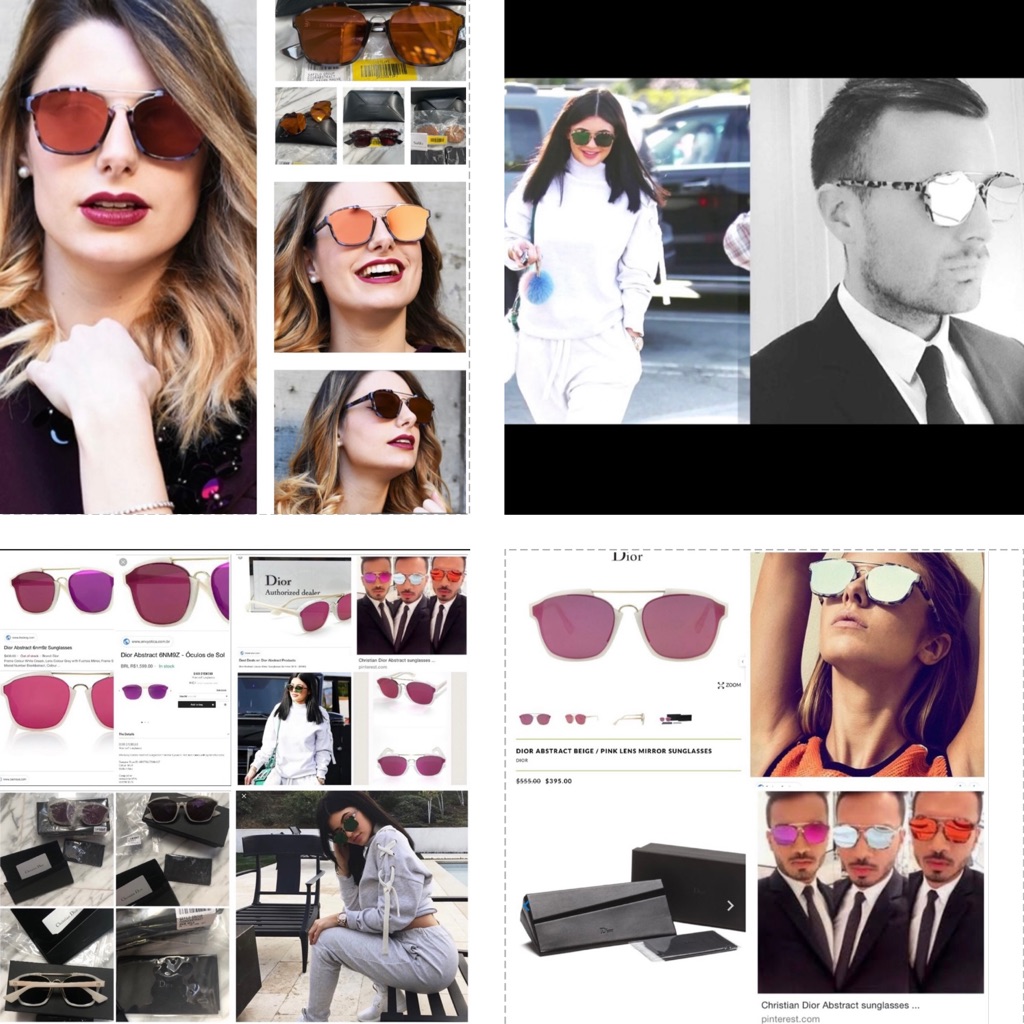 Dior Orange Flash Mirror From Their Abstract Collection